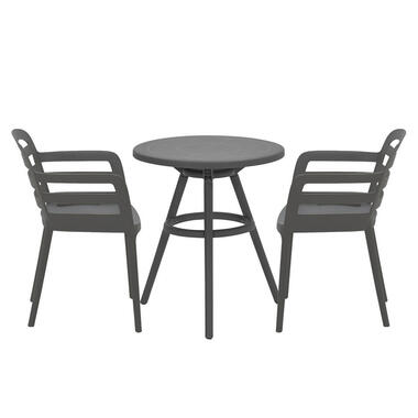 Garden Impressions Mira - Faria balkonset 3-delig - donker grijs product