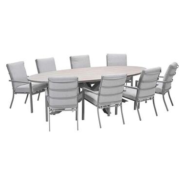 Garden Impressions Senja - Tulli tuinset 9-delig valley sand 280x140cm product