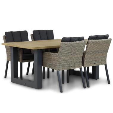Tuinset 4 personen 180 cm Wicker Taupe Garden Collections Oxbow/Talai product