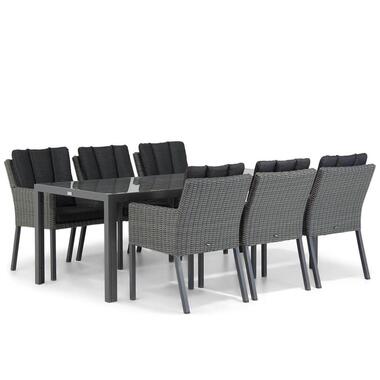 Tuinset 6 personen 210 cm Wicker Grijs Garden Collections Oxbow/Mondello product