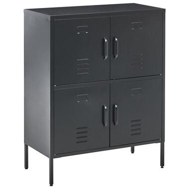 HOLBECK - Kantoorkast - Zwart - IJzer
