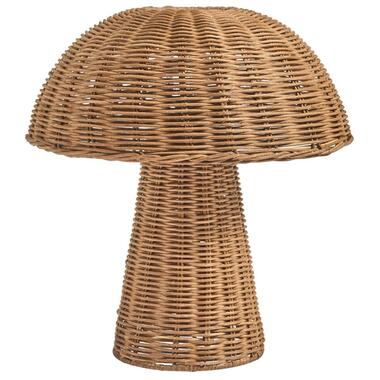 ALERO - Tafellamp - Naturel - Rotan