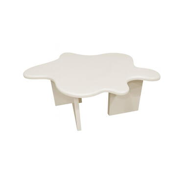 Salontafel Beige - 116x76x40cm - Flower
