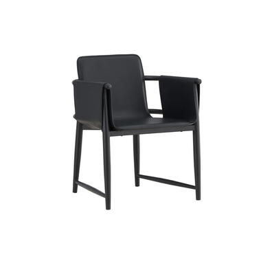 Fauteuil Zwart Metaal - 61x60x78cm - Bjäre