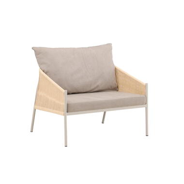 Fauteuil Beige Stof - 90x98x74cm - Louie