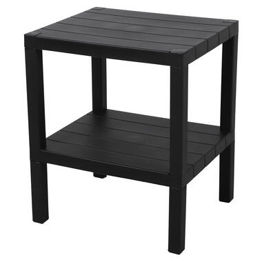 Urban Living Opbergrek - zwart - kunststof - 39 x 33 x 45 cm