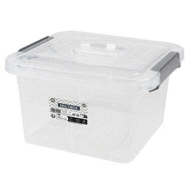 Urban Living Opberg box 6L 27x25x16 cm deksel clips
