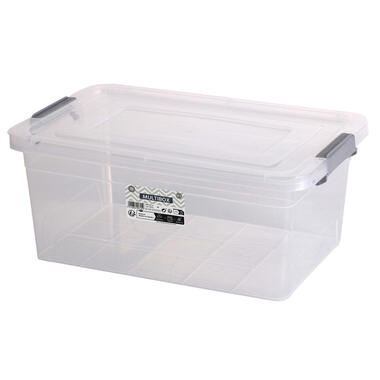 Urban Living Opberg box 15 ltr 42 x 28x42cm deksel en clips