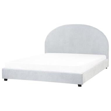 VAUCLUSE - Tweepersoonsbed - Lichtblauw - 160 x 200 cm - Stof