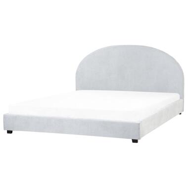 VAUCLUSE - Tweepersoonsbed - Lichtblauw - 180 x 200 cm - Stof