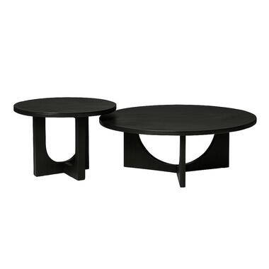 StarFurn - Salontafel Guus - zwart - 60 cm