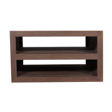 StarFurn - Salontafel Brussel 80 cm - walnoot