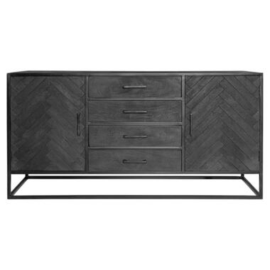 StarFurn - Dressoir New York - 165 cm - zwart