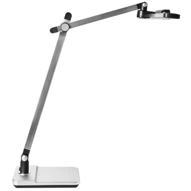 SERPENS - Bureaulamp LED - Zilver - Synthetisch materiaal
