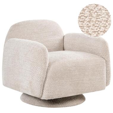 AAPUA - Fauteuil - Beige - Stof