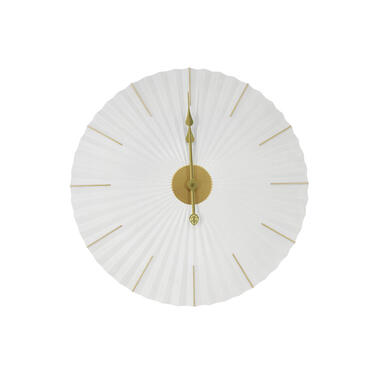 Art for the Home Klok Luxe wit en goud Hangende Klok Origami 60cm