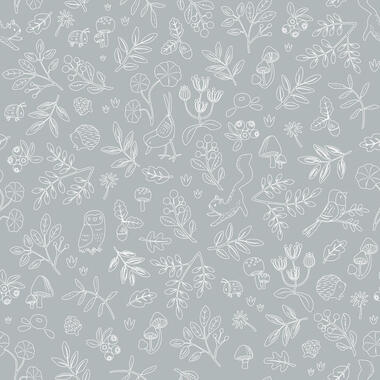 Little Dutch Forest Wonders Behang Kinderkamer - Dieren - 10mx53cm