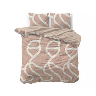 Dekbedovertrek Clay Contours 240x220 - Zacht Katoen - Incl. 2 Kussenslopen