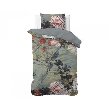 Dekbedovertrek Triangle Nature 140x220 Zacht Ademend Incl. Kussensloop