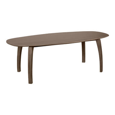Lewis & Loft Eettafel Luna - Deens ovaal - 220 x 110 cm - Bruin
