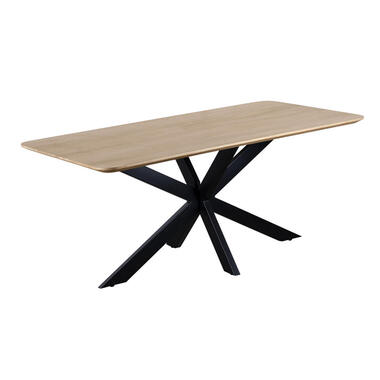 QUVIO Eettafel Sofia - Rechthoekig - FSC®- 180x90 cm - Naturel