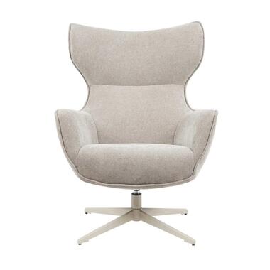 Starfurn - Fauteuil Julia - Taupe - 78x76x102 cm