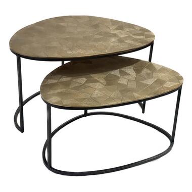 Starfurn - Salontafel Lou - Brons - 65x90x50 cm