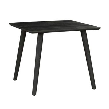 Starfurn - Eettafel Omaha - Zwart - 90x90x40 cm