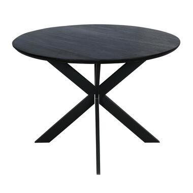 Starfurn - Eettafel Ferris - Zwart - 110x110x76 cm