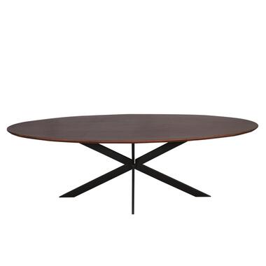 Starfurn - Eiken eettafel Ferris - Ovaal 240 cm - Walnoot