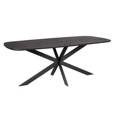 Starfurn - Eettafel Elegance - Zwart - 100x200x76 cm