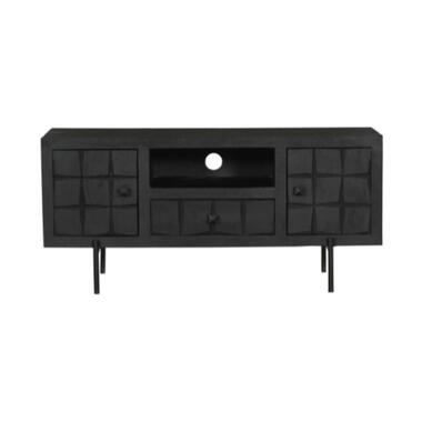 Starfurn - Tv meubel Brandy - Zwart - 40x120x55 cm