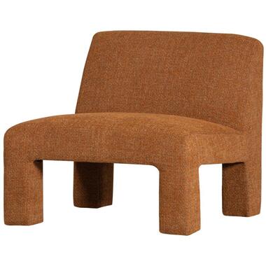 WOOOD Lavid Fauteuil - Polyester - Ginger - 73x74x84
