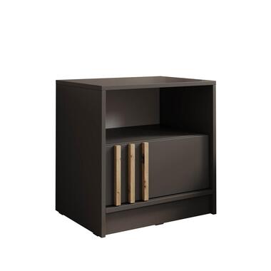 Meubella Nachtkastje Nauru Antraciet