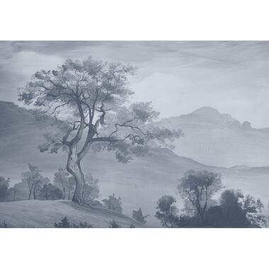 ESTAhome fotobehang Italiaans landschap blauw - 4 x 2.79 m