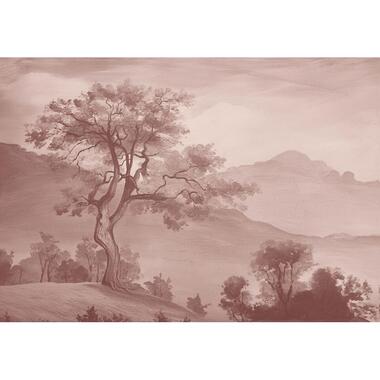 ESTAhome fotobehang Italiaans landschap roodbruin - 4 x 2.79 m