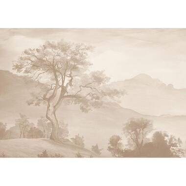 ESTAhome fotobehang Italiaans landschap beige - 4 x 2.79 m