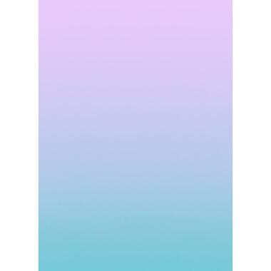 ESTAhome fotobehang dip dye motief blauw en paars - 2 x 2.79 m