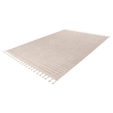 Lalee Luxor Tapijt Japandi stijl Hoog laag effect 80x150 cm