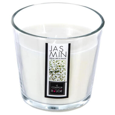 Atmosphera Candles Geurkaars glas - jasmijn aroma - 40 uur