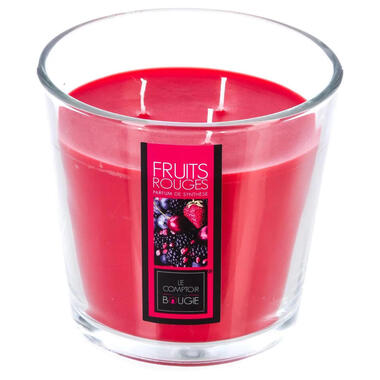 Atmosphera Candles Geurkaars glas - rood fruit aroma - 40 uur