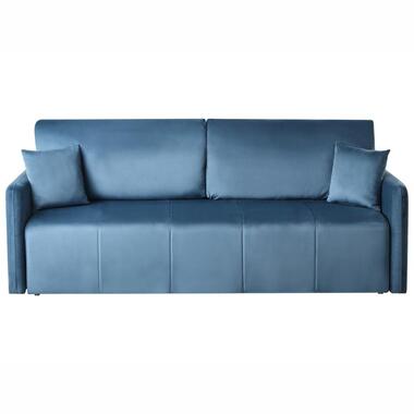 EGGE - Driezitsbank - Blauw - Fluweel