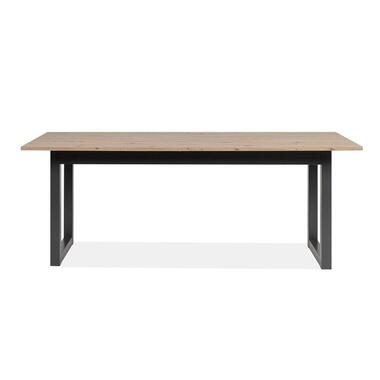 CALICOSY - Uitschuifbare eettafel DENVER - Licht hout - 90x240x75 cm
