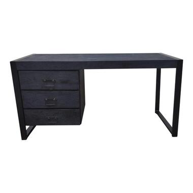 StarFurn - Bureau Boaz 145 cm - zwart