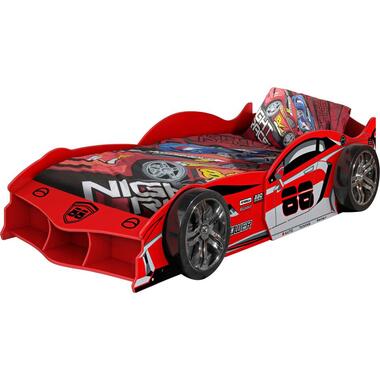 Autobed Max 90x200cm - rood