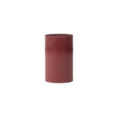 Bijzettafel Rond - Burgundy MDF - 31x30,5x50cm - Lenox