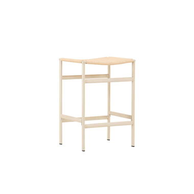 Barstoel Beige Touw - Polly - Set van 2