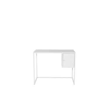 Bureau - Wit Metaal - 95x45x75cm - Bakal