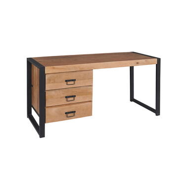 Bureau Rechthoek Naturel - 145x58x74cm - Boaz