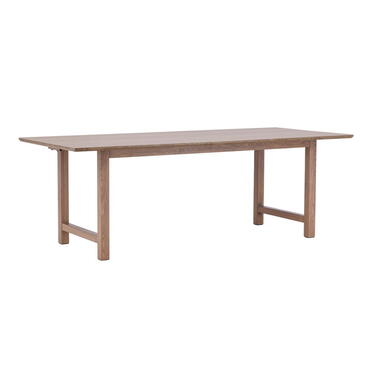 Eettafel Rechthoek - Bruin MDF - 220x100x75cm - Count